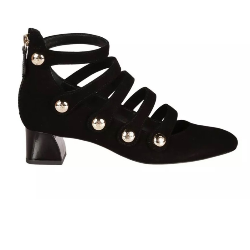 New Tory Burch Military Mary Jane Wool Heel Shoe sz 11 - Picture 1 of 6